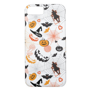 Halloween Holiday Symbols Trendy Design iPhone 8/7 Case