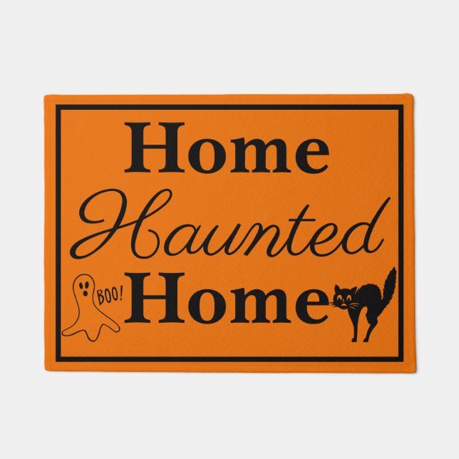 Halloween Home Haunted Home Doormat (Front)
