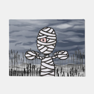 Halloween Horror Creepy Mummy Doormat