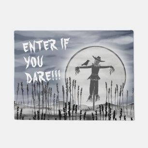 Halloween Horror Creepy Scarecrow Doormat