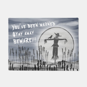 Halloween Horror Creepy Scarecrow Doormat