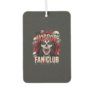 Halloween Horror Fan Club Vampire Skull Car Air Freshener
