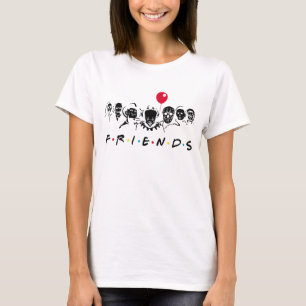 Halloween Horror Friends Spooky Vintage Scary T-Shirt