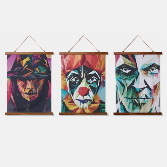 Halloween Horror Hanging Tapestry (Triple)