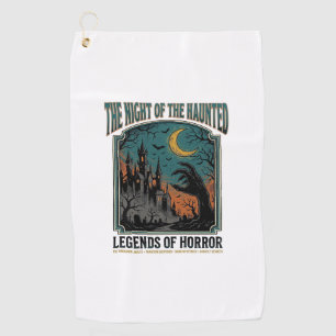 Halloween Horror Haunted Night Vintage Spooky_1 Golf Towel