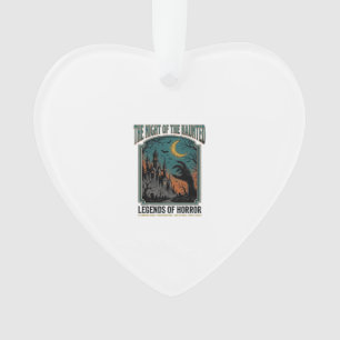 Halloween Horror Haunted Night Vintage Spooky_1 Ornament