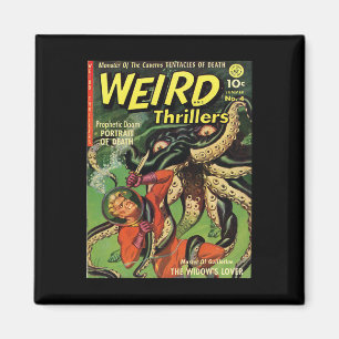 Halloween Horror Monster Vintage Comic Book Retro  Magnet