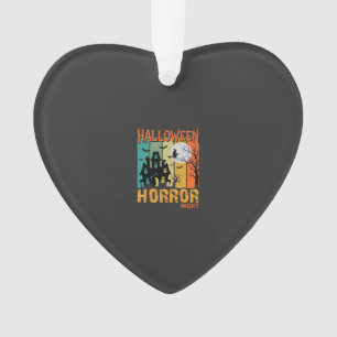 Halloween Horror Night Haunted House Vector_1 Ornament