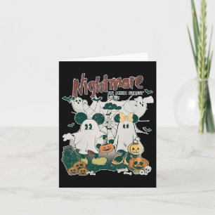 Halloween Horror Night Pumpkin Mouse Fun Halloween Card