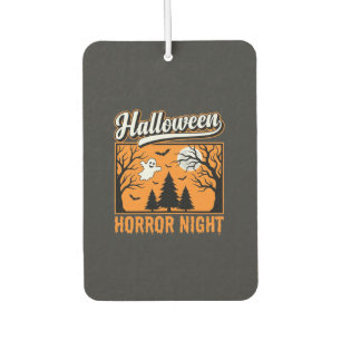 Halloween Horror Night Retro Ghost Forest Car Air Freshener