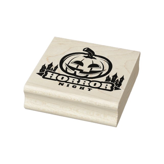 Halloween Horror Night Rubber Stamp (Stamp)