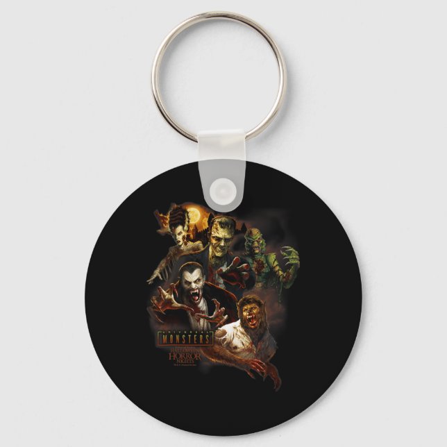 Halloween Horror Nights HHN Universal Monsters  Key Ring (Front)
