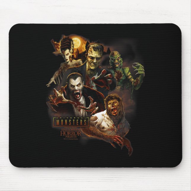 Halloween Horror Nights HHN Universal Monsters  Mouse Pad (Front)
