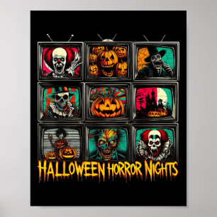 Halloween Horror Nights Scary Movie Poster
