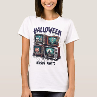 Halloween Horror Nights Vintage TV T-Shirt