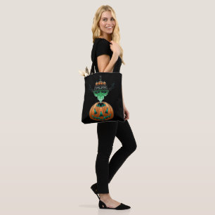 Halloween Horror Punk Zombie Tote Bag