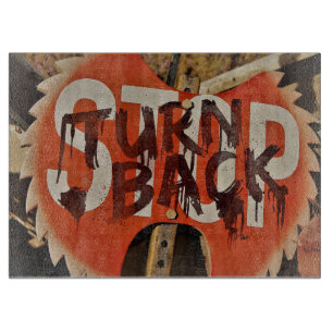 Halloween Horror Saw Cutting Board