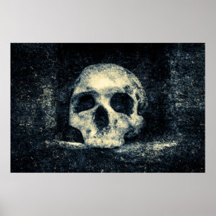 Halloween Horror Skull Poster