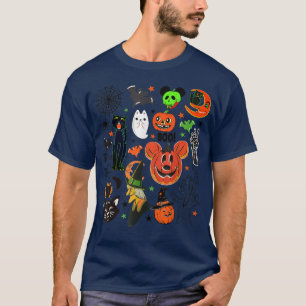 Halloween Horror Things Spooky Season Funny Hallow T-Shirt