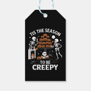 Halloween Horror Tis The Season To Be Creepy Gift Tags