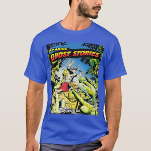 Halloween Horror Vintage Monster Comic Book Retro T-Shirt