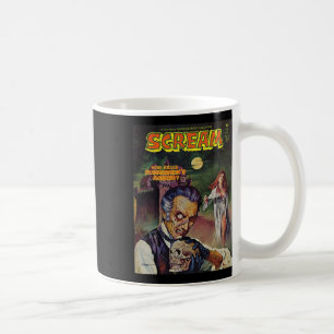 Halloween Horror Vintage Skull Monster Comic Book  Coffee Mug