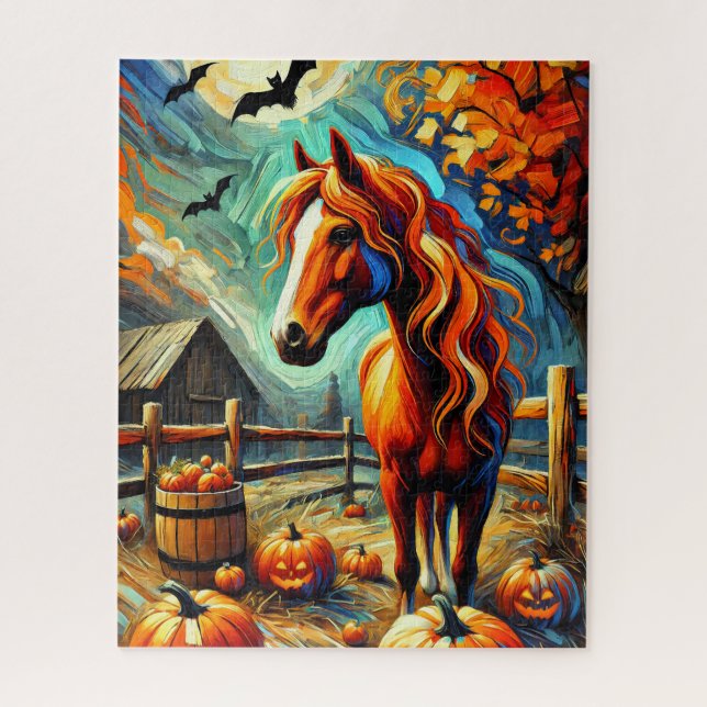 Halloween Horse 500 Piece Puzzle (Vertical)