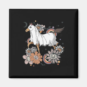 Halloween Horse Costume Ghost Boo Pumpkin Spooky S Magnet