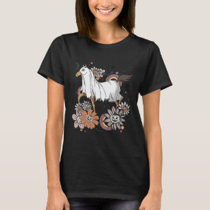 Halloween Horse Costume Ghost Boo Pumpkin Spooky S T-Shirt