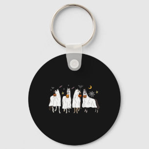Halloween Horse Ghost Boo Pumpkin Costume For Men  Key Ring