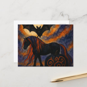 Halloween Horse Postcard