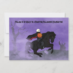 Halloween Horseman Invitation