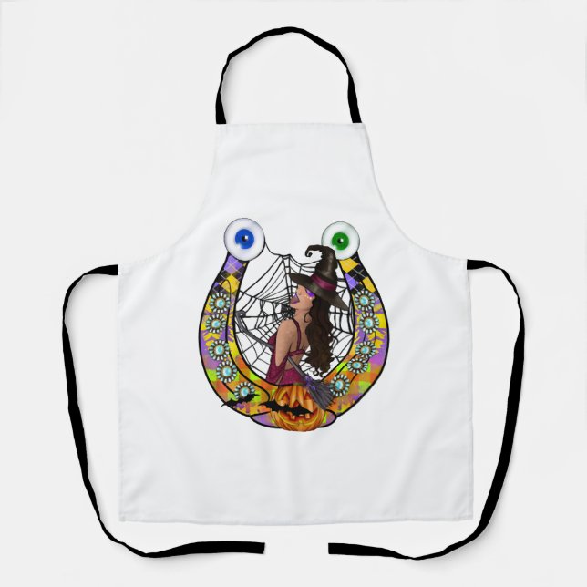 Halloween Horseshoe Apron (Front)