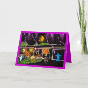 HALLOWEEN HOUSE 2 CARD