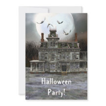 Halloween House 5 x 7 Invitation