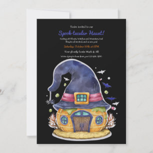 Halloween House  Invitation