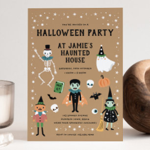 Halloween House Party Invitation