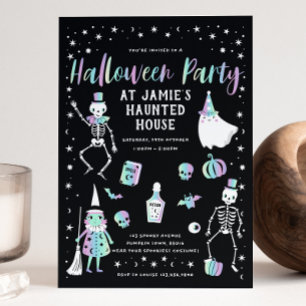 Halloween House Party Invitation