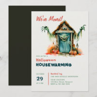 Halloween House Warming Monster Home Digs Funny