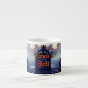 Halloween House With Frankie, Dark Blue Espresso Cup