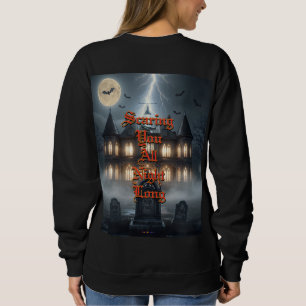 Halloween House With Frankie, Dark Grey Sweatshirt