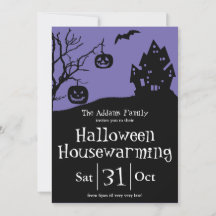 Halloween Housewarming Party and New Address