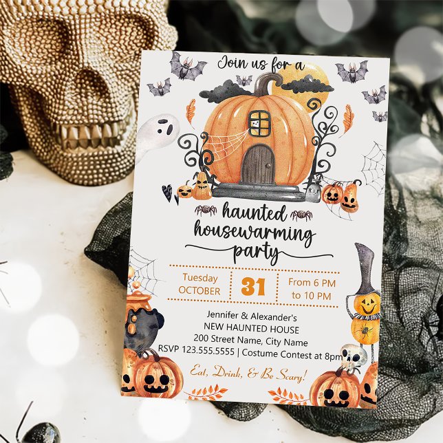 Halloween Housewarming Party Invitation (Creator Uploaded)