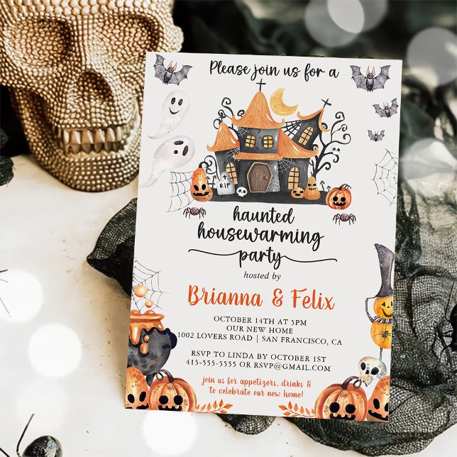 Halloween Housewarming Party Invitation (Creator Uploaded)