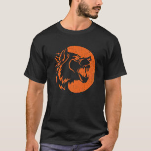 Halloween Howling Werewolf Fangs Pumpkin Jack O La T-Shirt