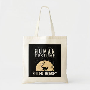 Halloween Human Spider Monkey Creepy Horror Tote Bag