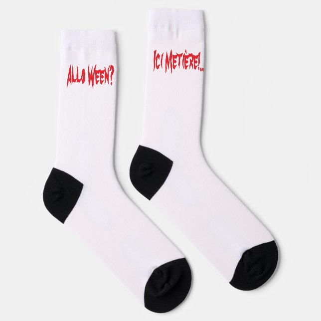Halloween Humor Socks (Right)