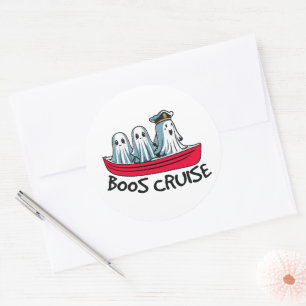 Halloween humour  classic round sticker