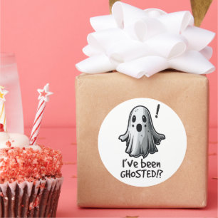 Halloween humour  classic round sticker