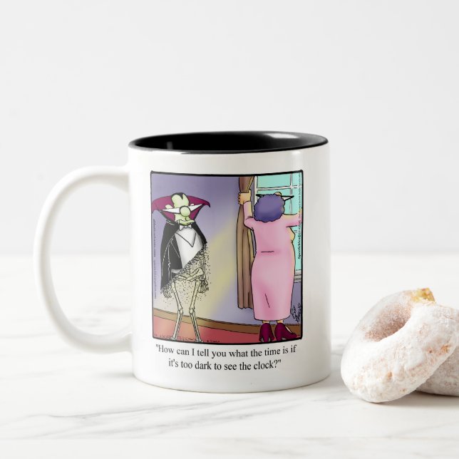 Halloween Humour Coffee  Mug  (With Donut)